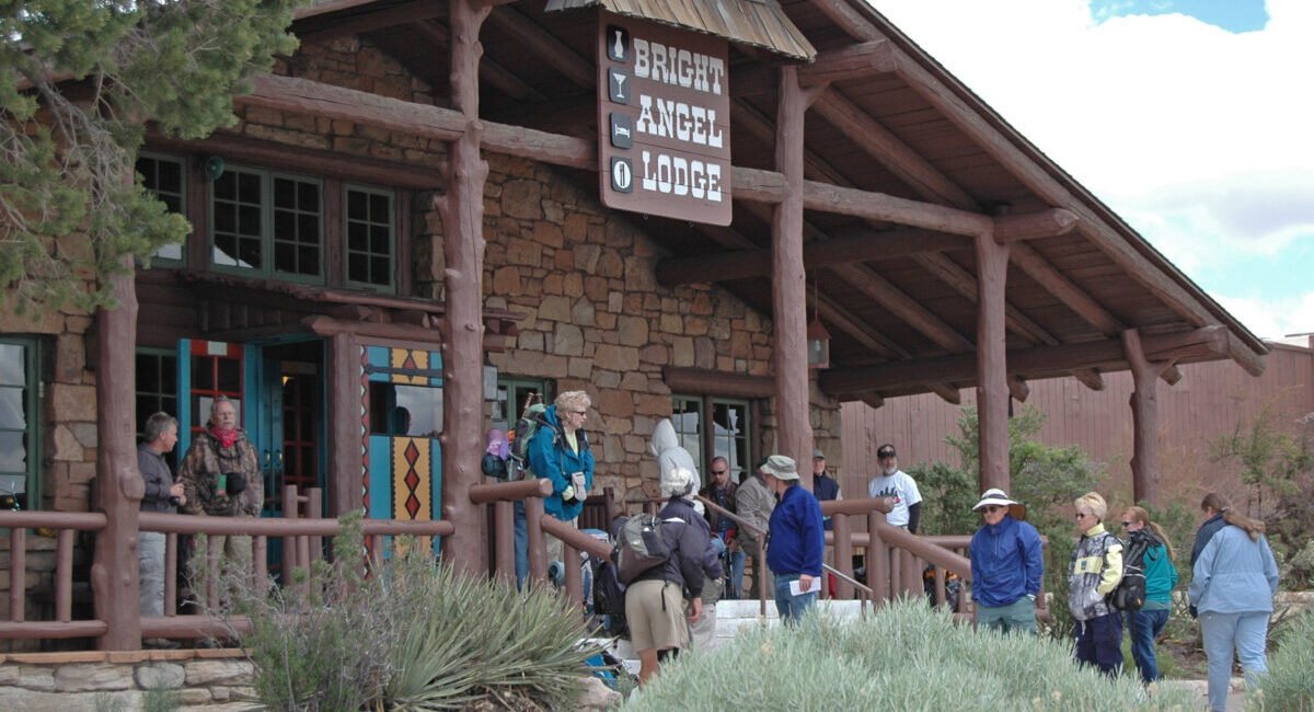 Bright Angel Lodge in Grand Canyon Village on the South Rim