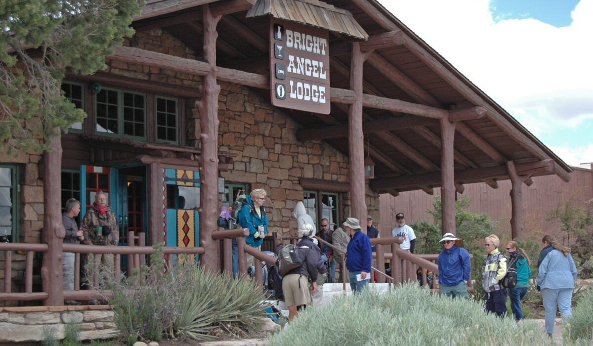 Bright Angel Lodge in Grand Canyon Village on the South Rim