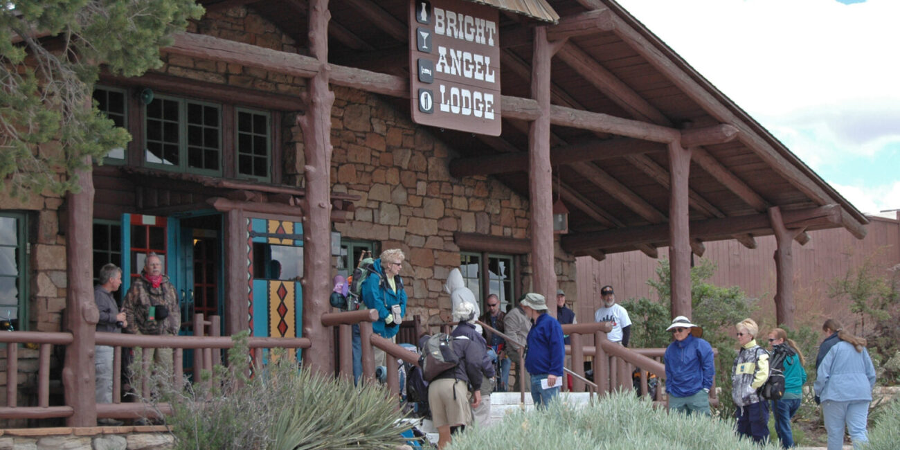 Bright Angel Lodge in Grand Canyon Village on the South Rim