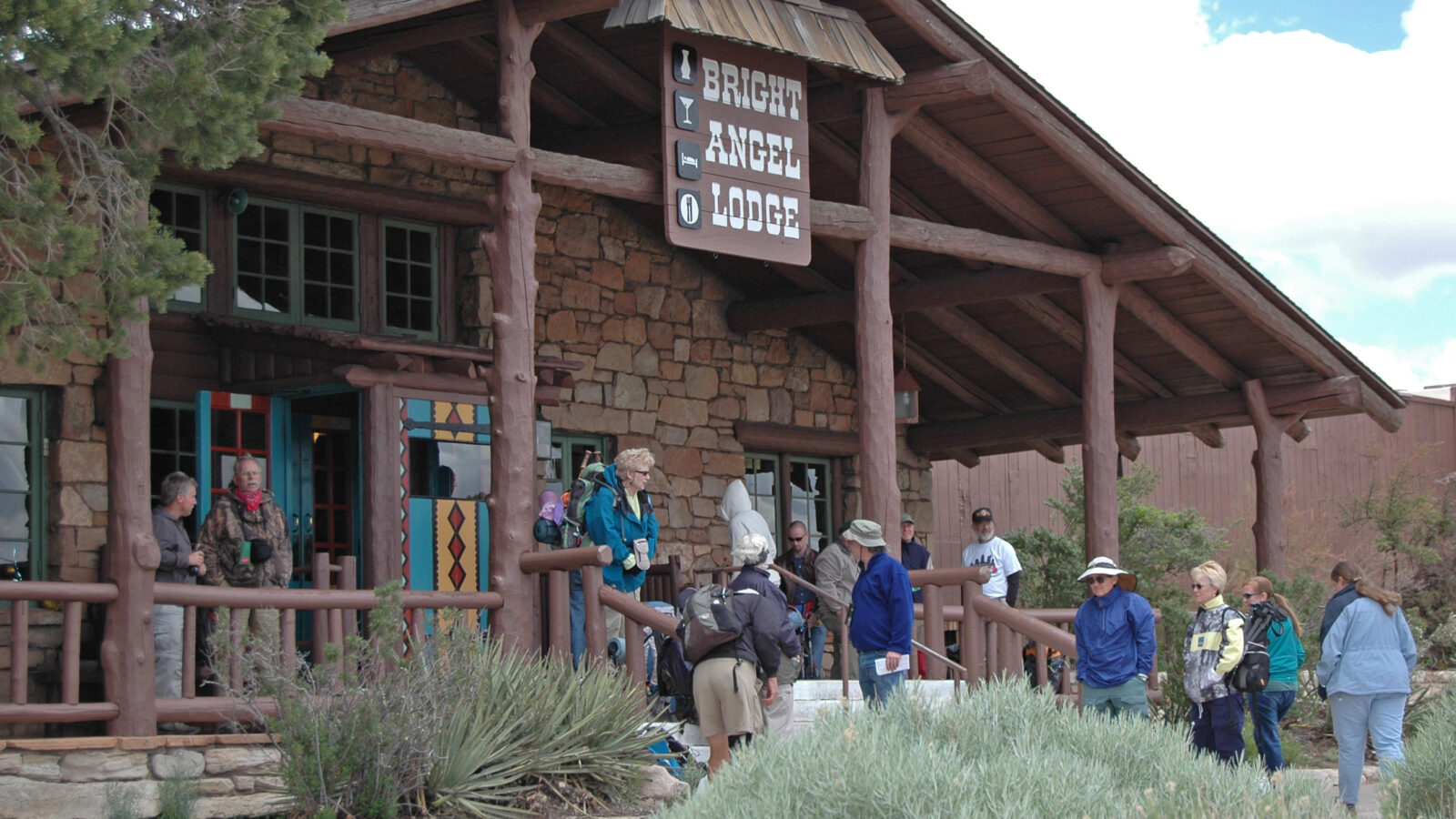 Bright Angel Lodge in Grand Canyon Village on the South Rim