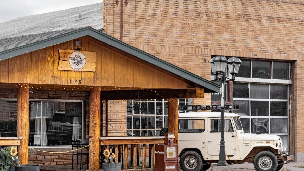 Historic Route 66 café and vintage vehicle in Williams, Arizona, a Grand Canyon gateway town